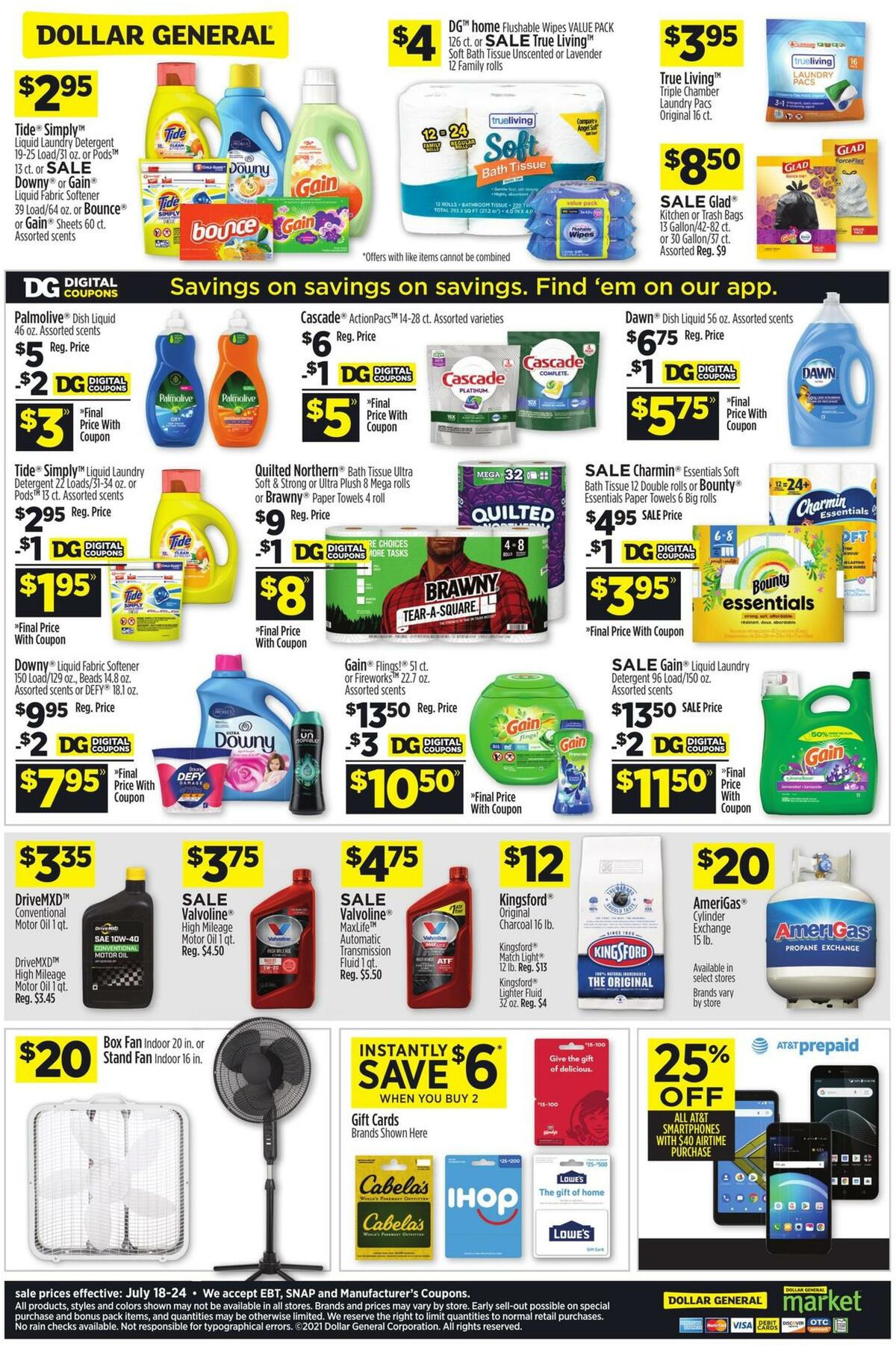 Dollar General Weekly Ad from July 18