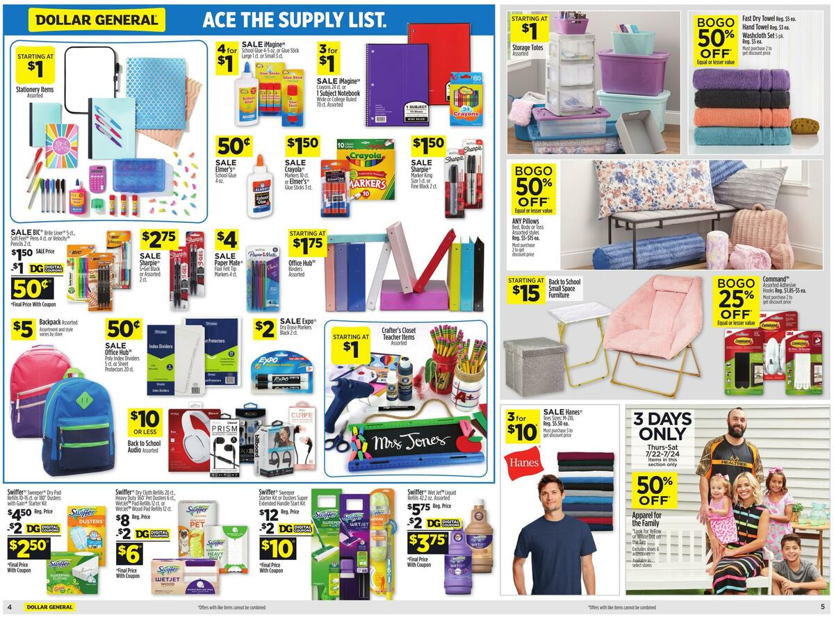 Dollar General Weekly Ad from July 18