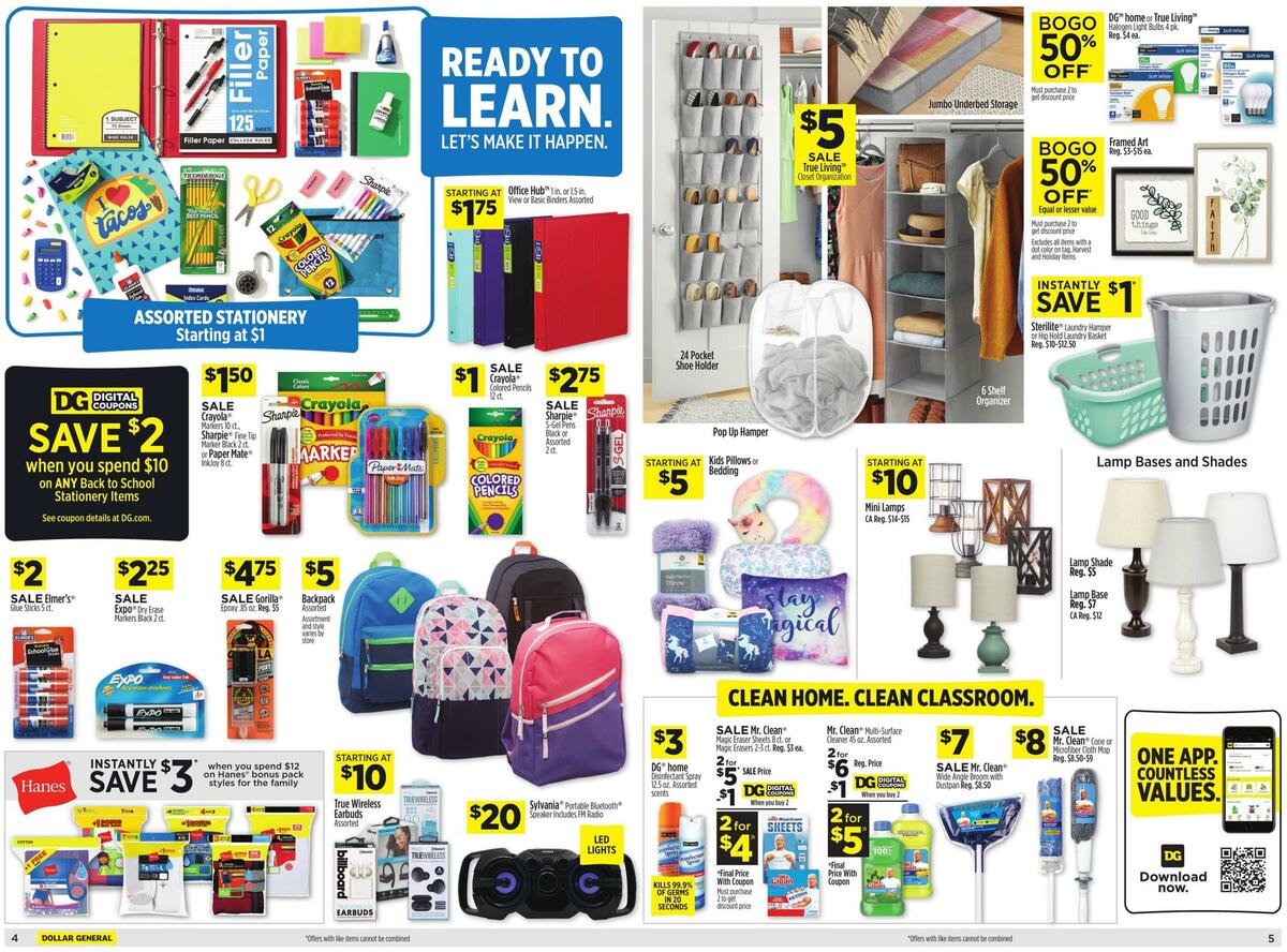 Dollar General Weekly Ad from August 1
