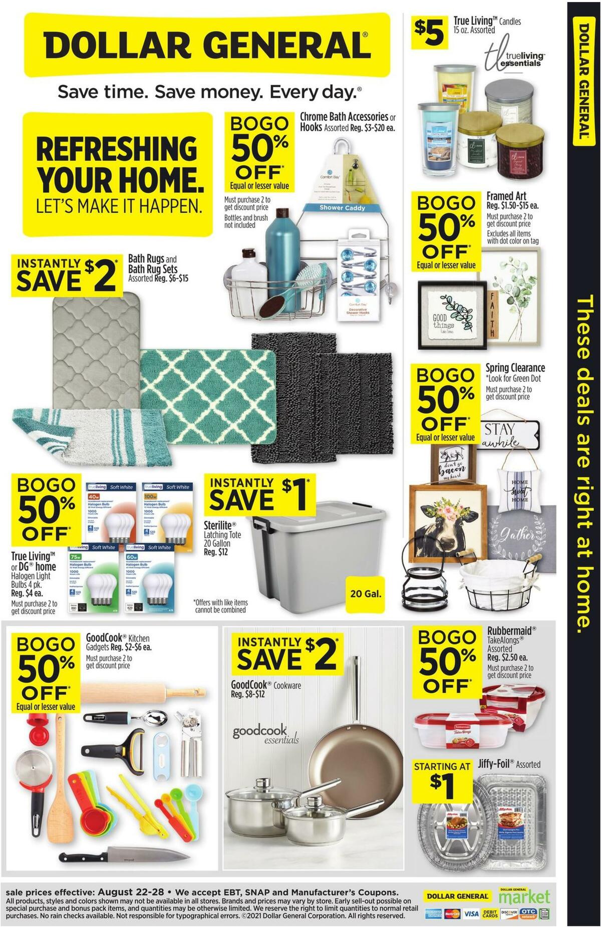 Dollar General Weekly Ad from August 22