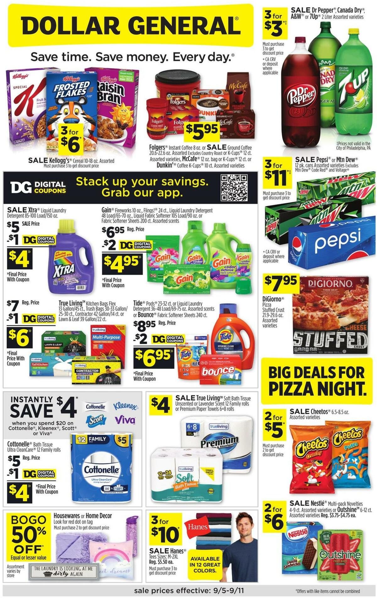 Dollar General Weekly Ad from September 5