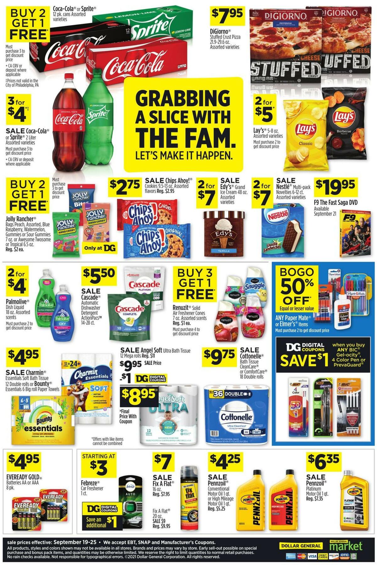Dollar General Weekly Ad from September 19