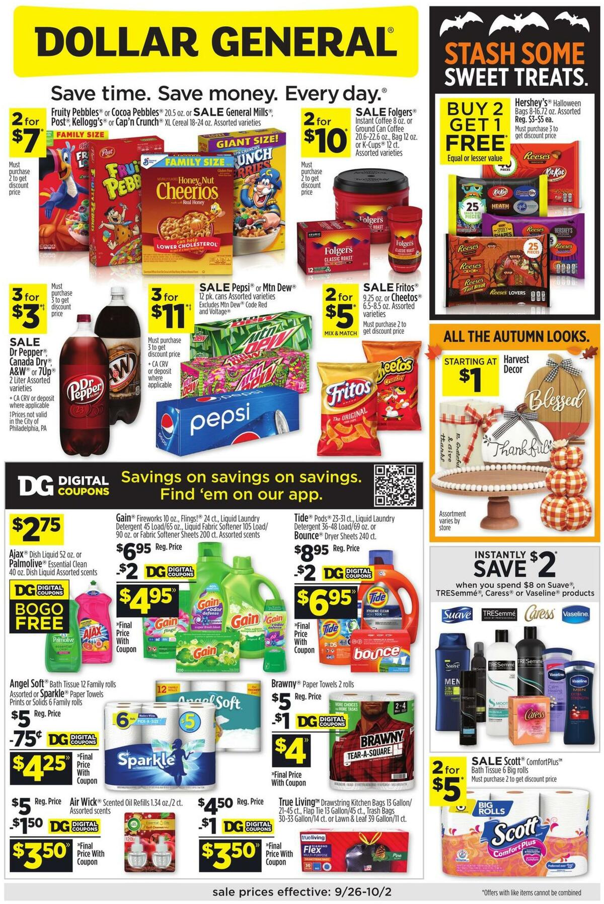 Dollar General Weekly Ad from September 26