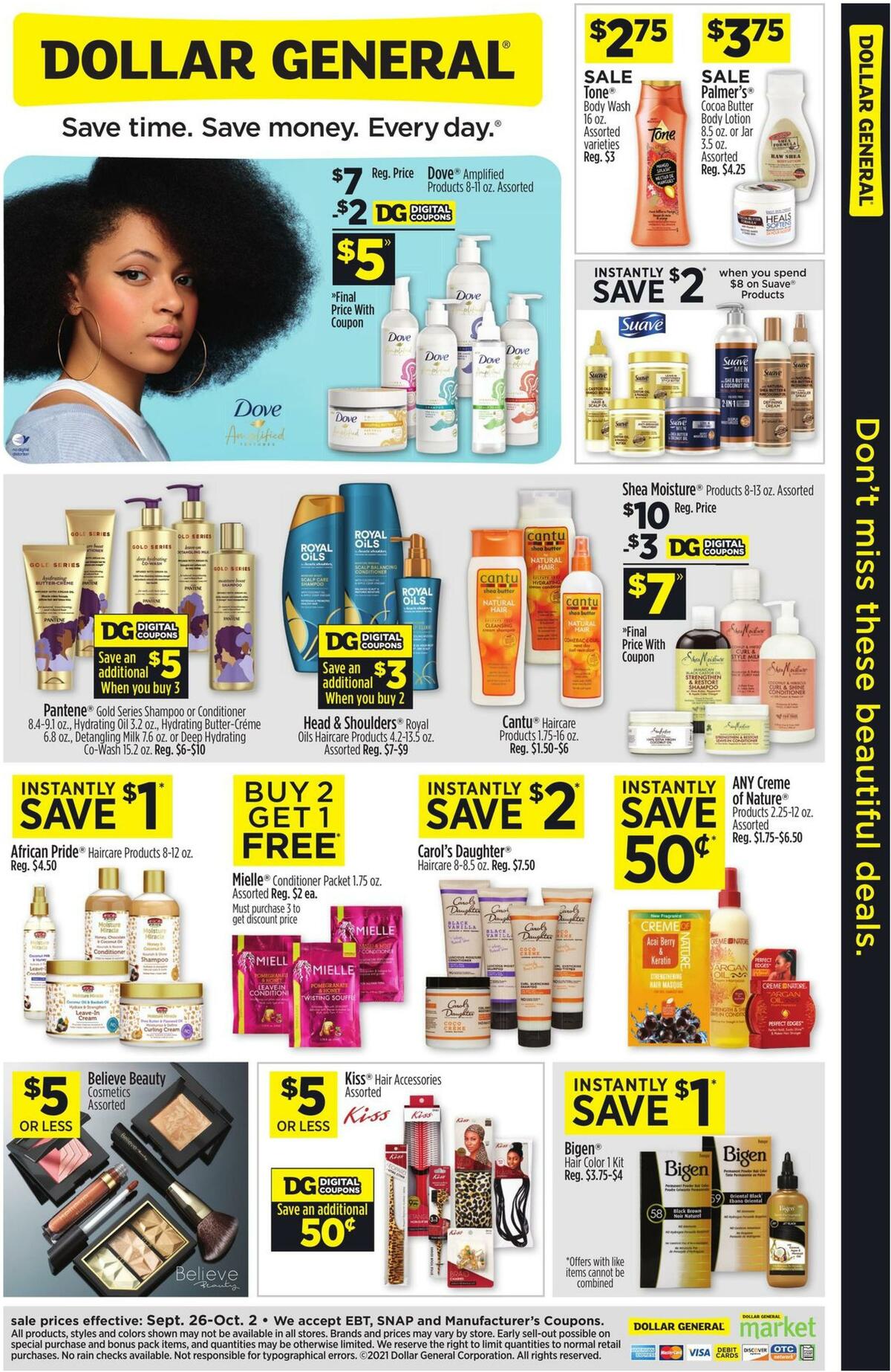 Dollar General Weekly Ad from September 26