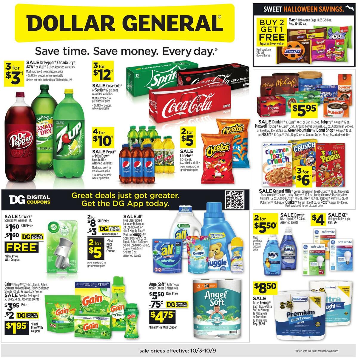 Dollar General Weekly Ad from October 3
