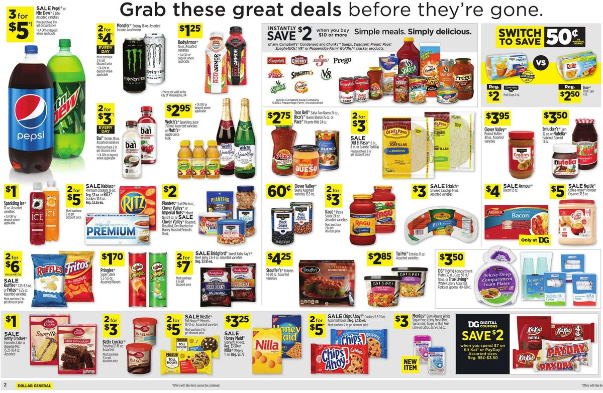 Dollar General Weekly Ad from October 3