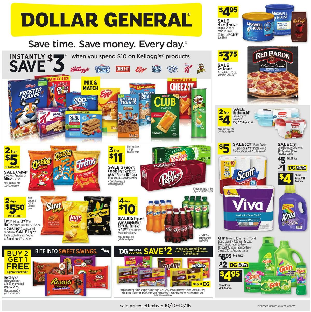 Dollar General Weekly Ad from October 10