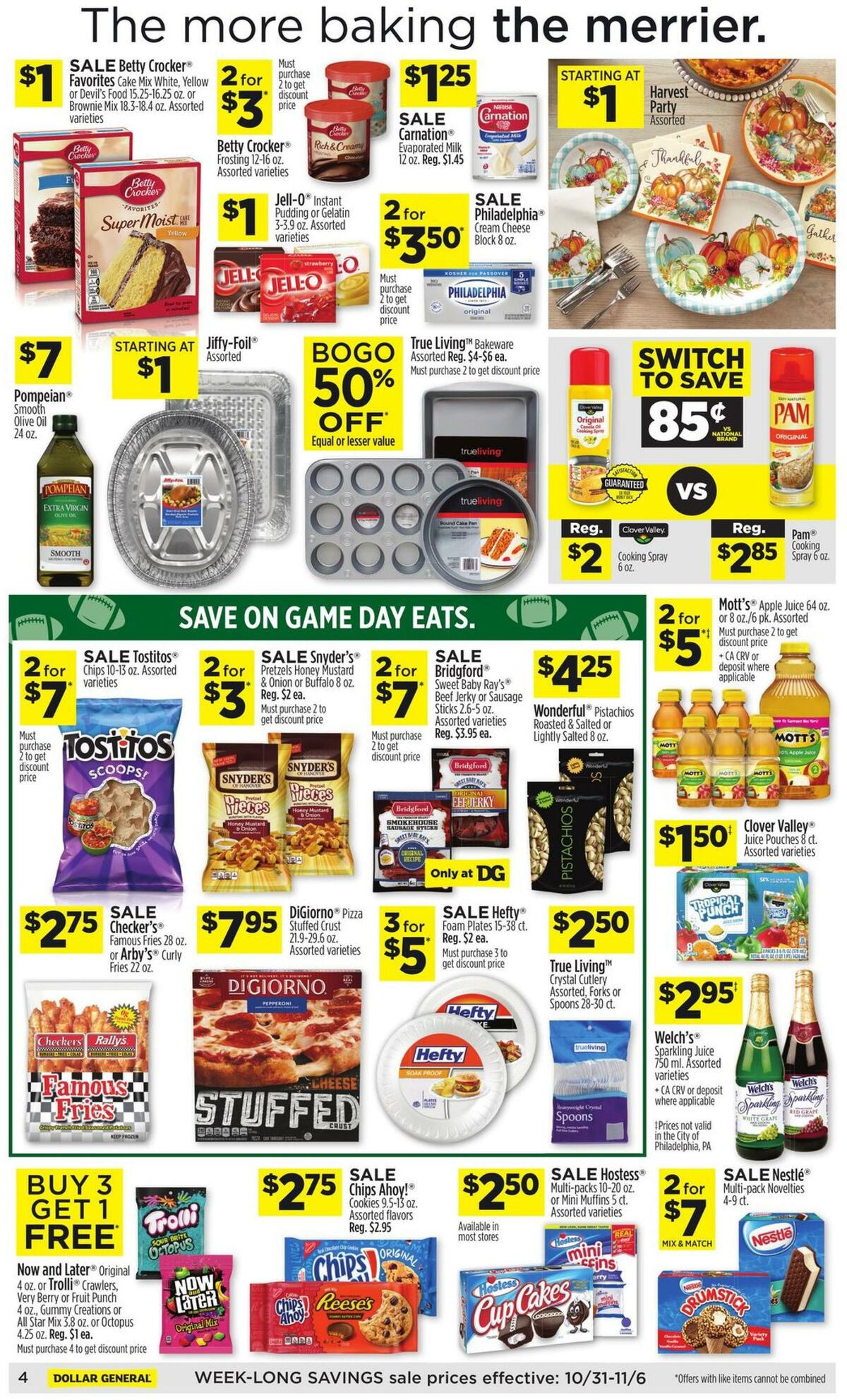Dollar General Weekly Ad from October 31