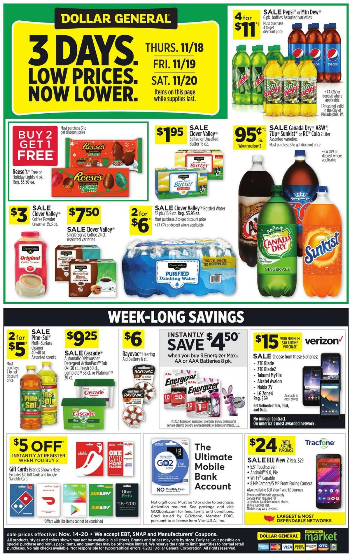 Dollar General Weekly Ad from November 14