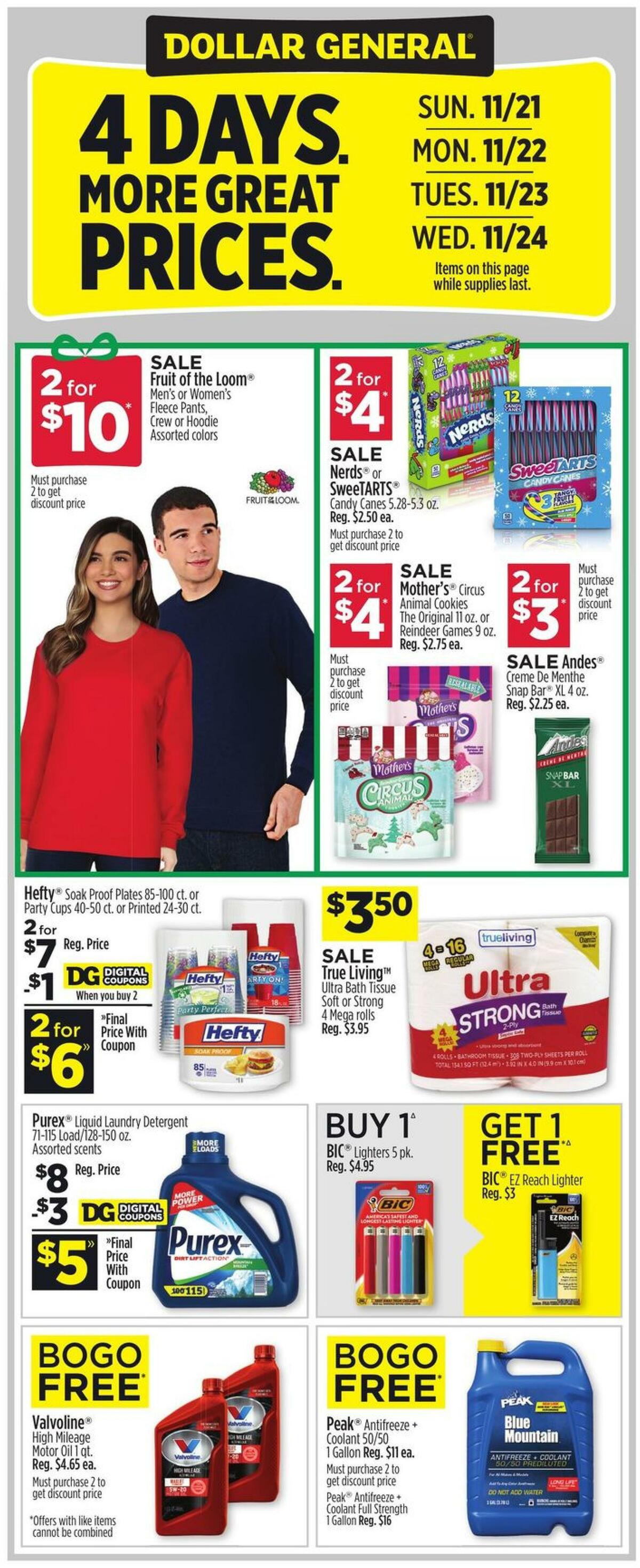 Dollar General Weekly Ad from November 21