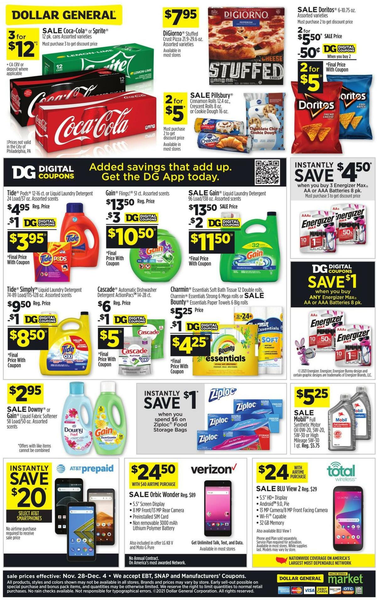 Dollar General Weekly Ad from November 28