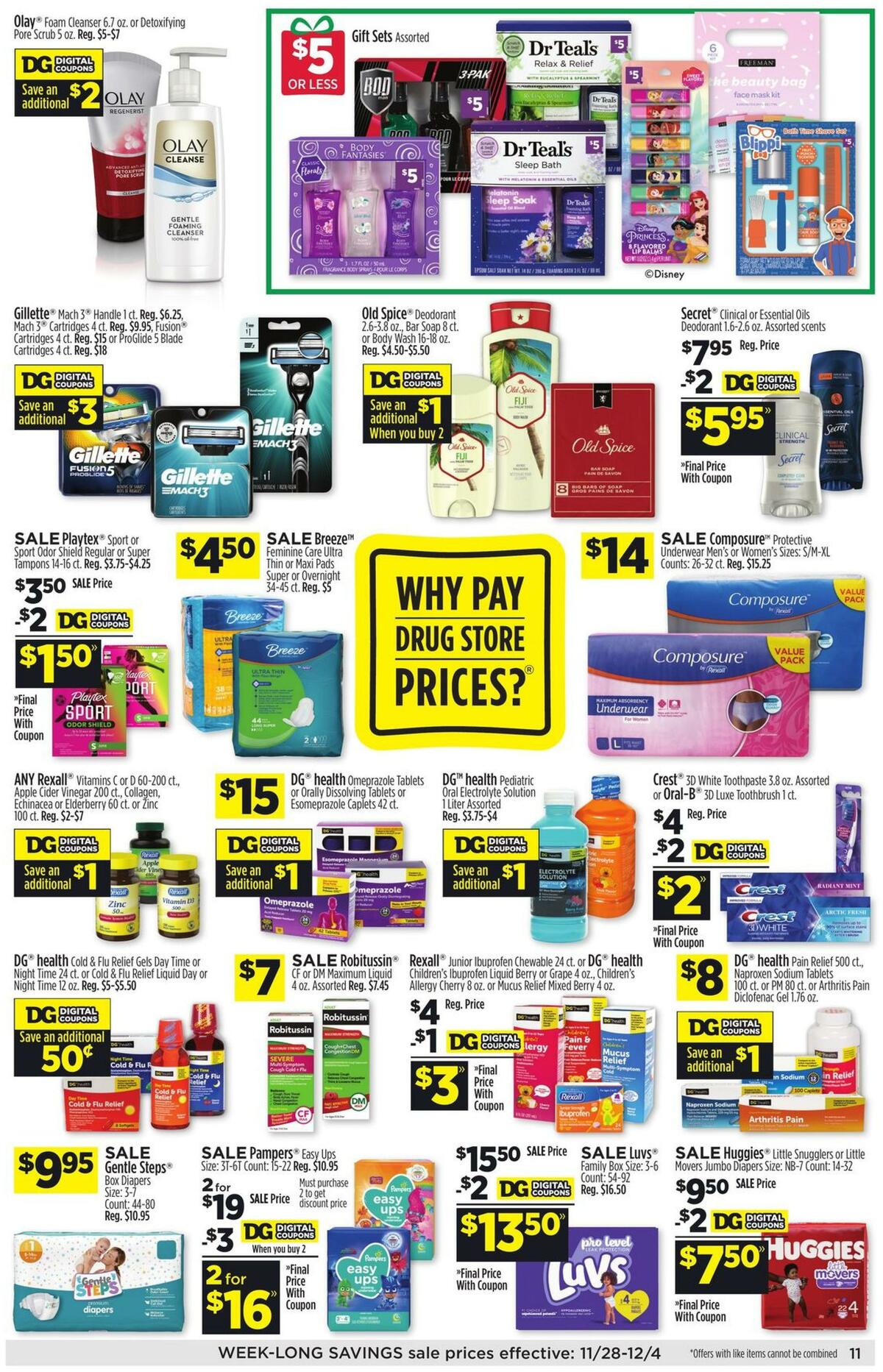 Dollar General Weekly Ad from November 28