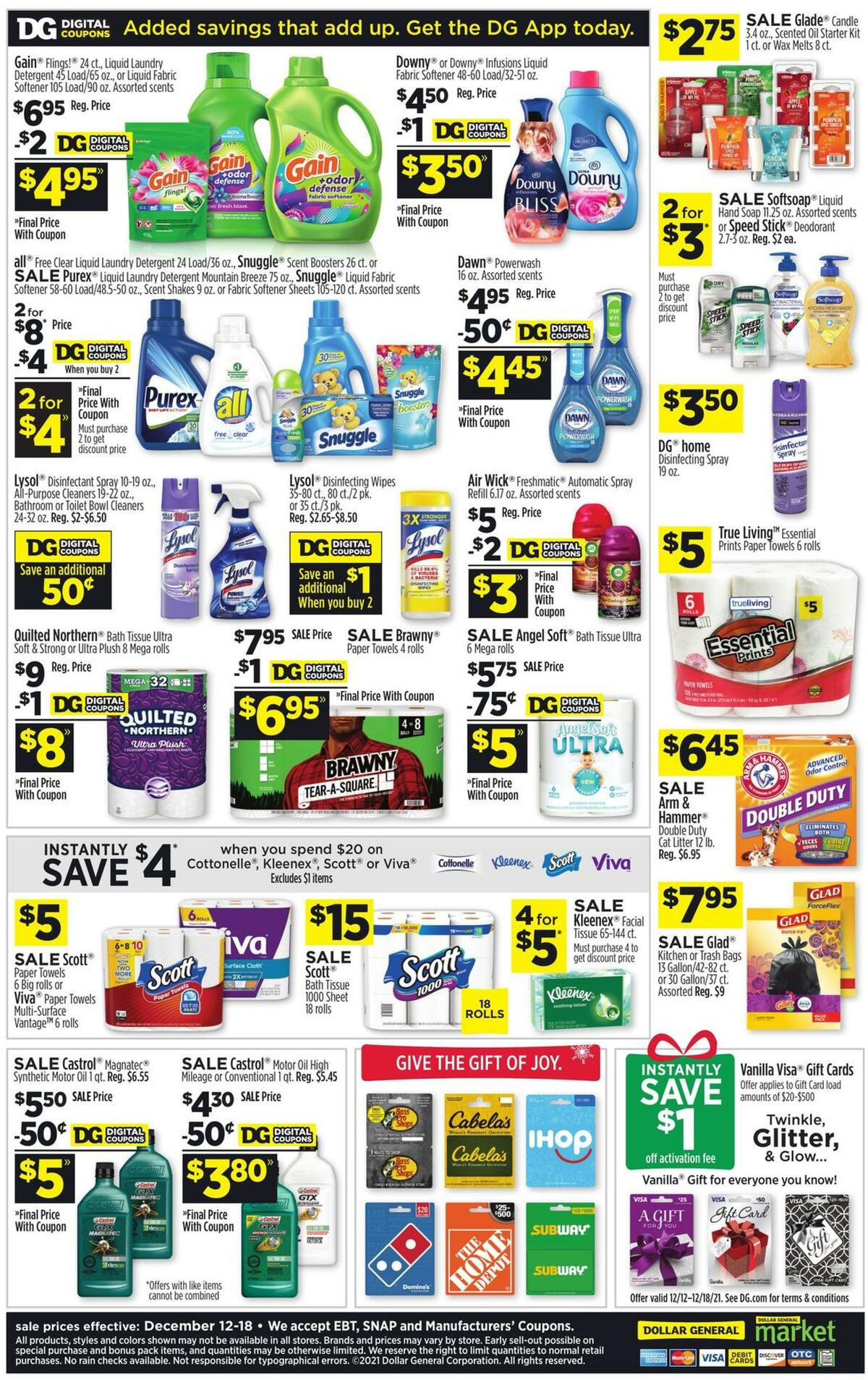 Dollar General Weekly Ad from December 12