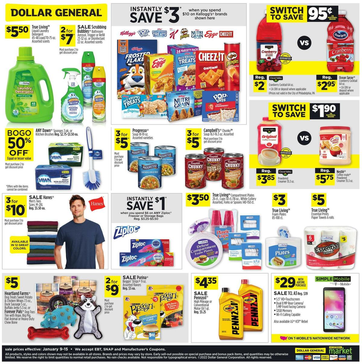 Dollar General Weekly Ad from January 9