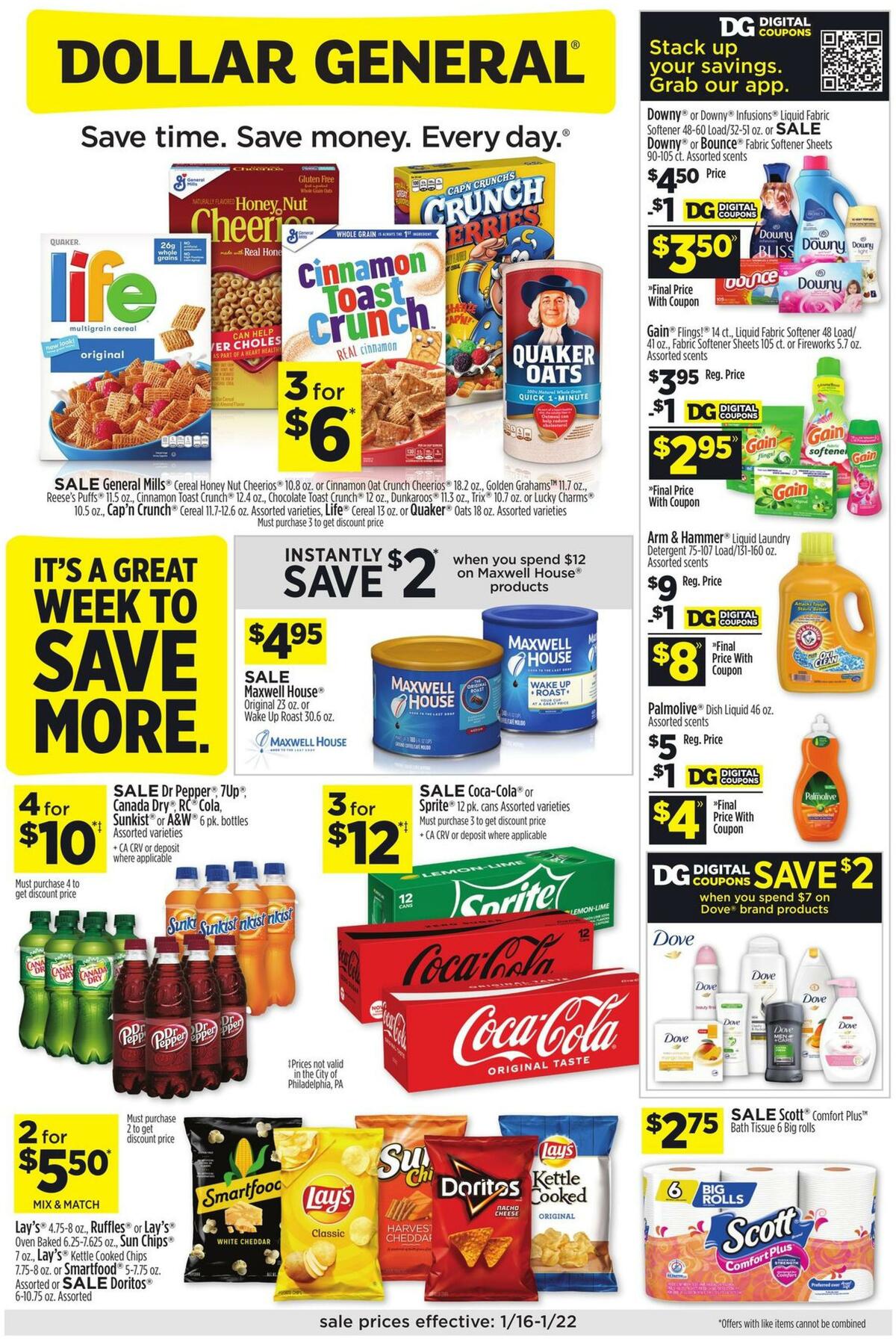 Dollar General Weekly Ad from January 16