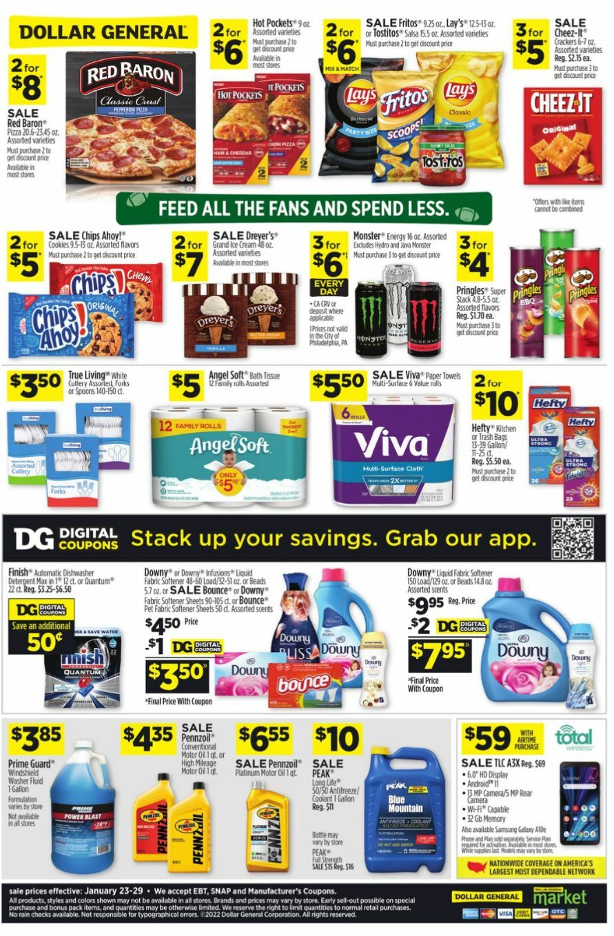 Dollar General Weekly Ad from January 23