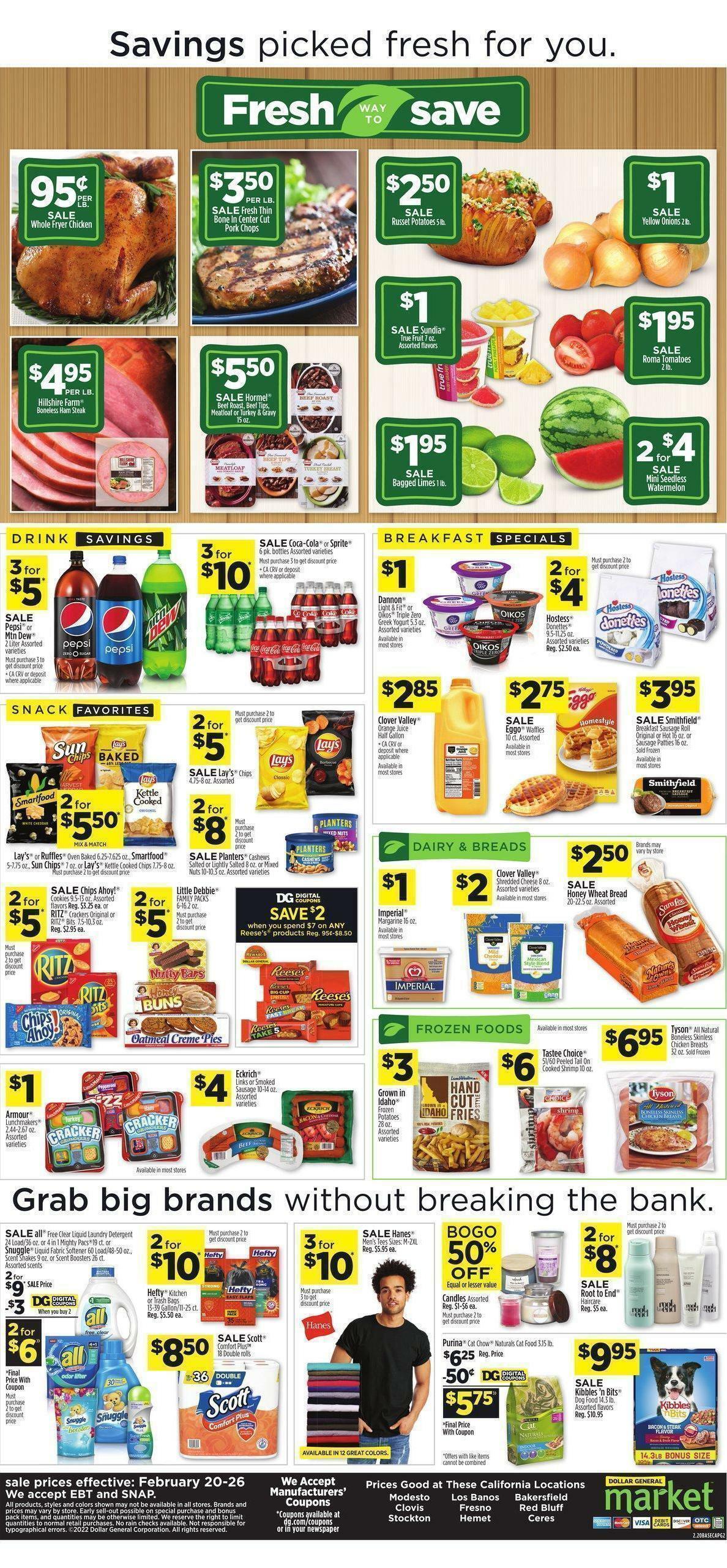 Dollar General Market Ad Weekly Ad from February 20