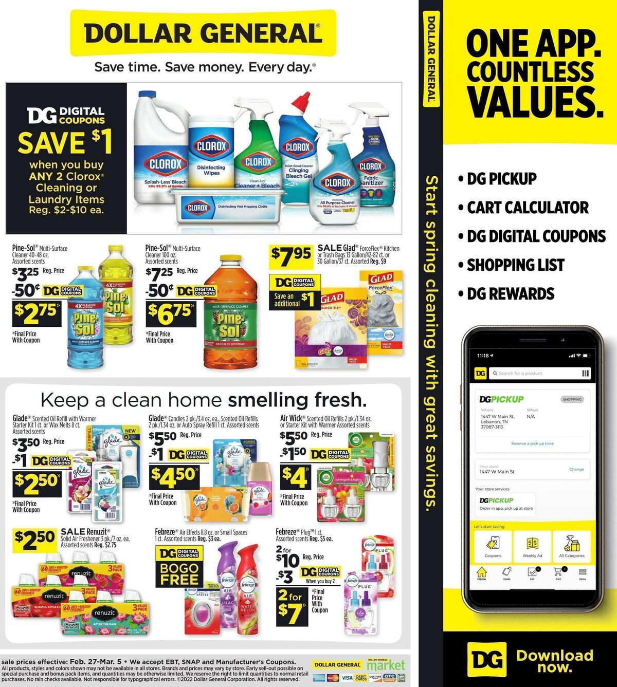 Dollar General Weekly Ad from February 27