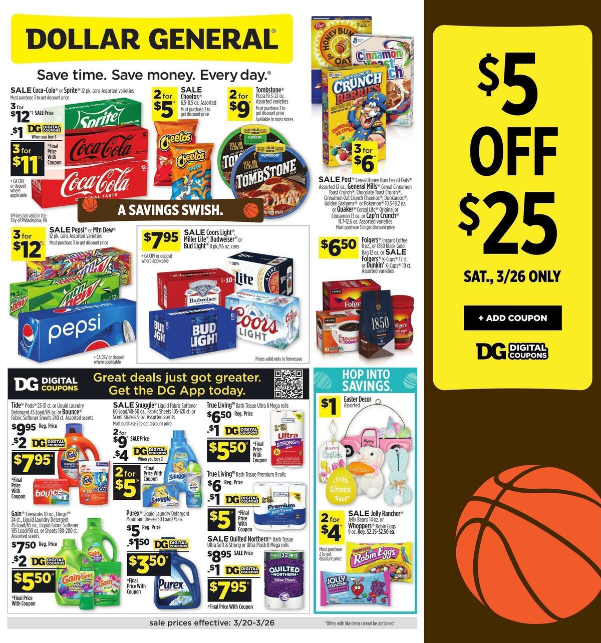 Dollar General Weekly Ad from March 20