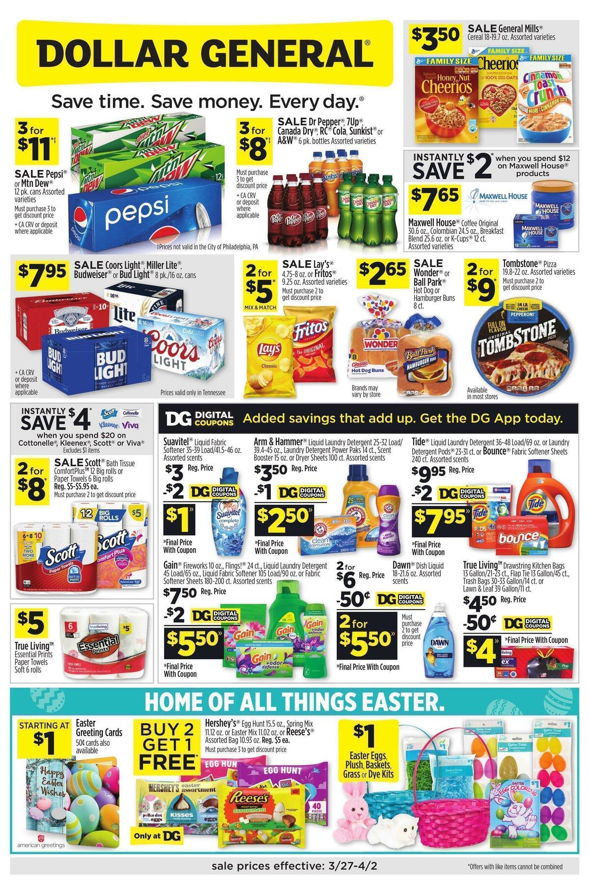 Dollar General Weekly Ad from March 27