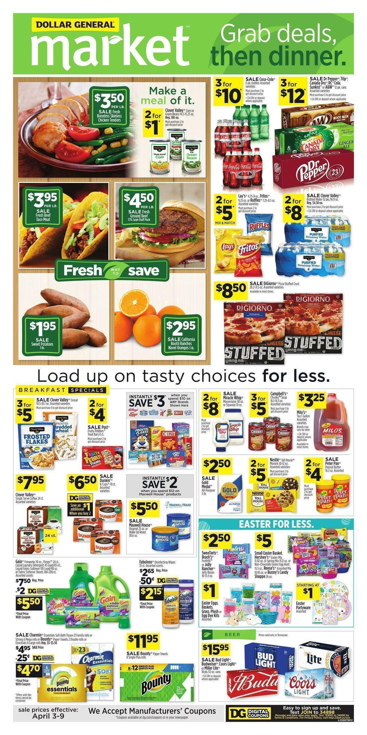 Dollar General Market Ad Weekly Ad from April 3