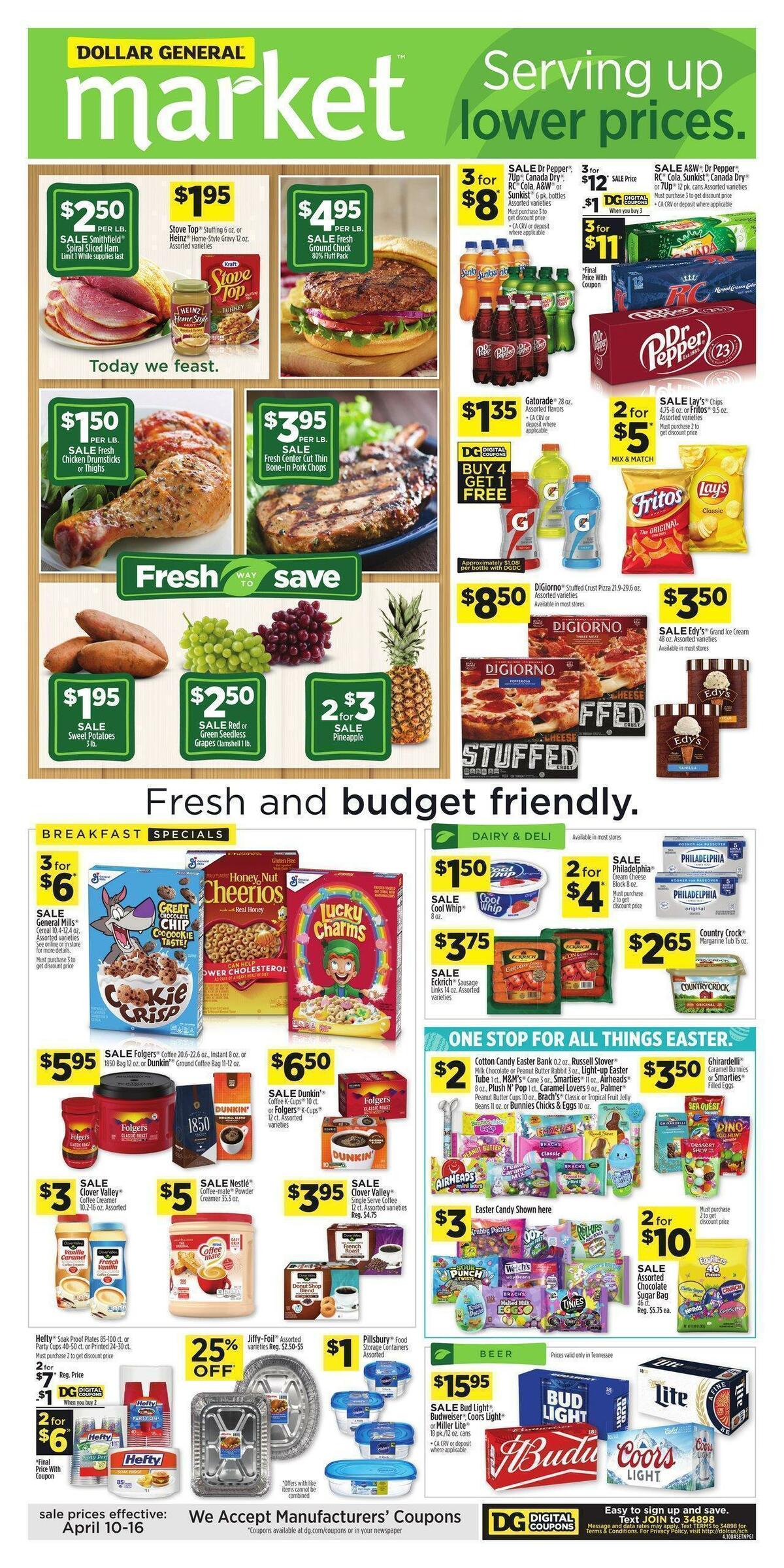 Dollar General Market Ad Weekly Ad from April 10