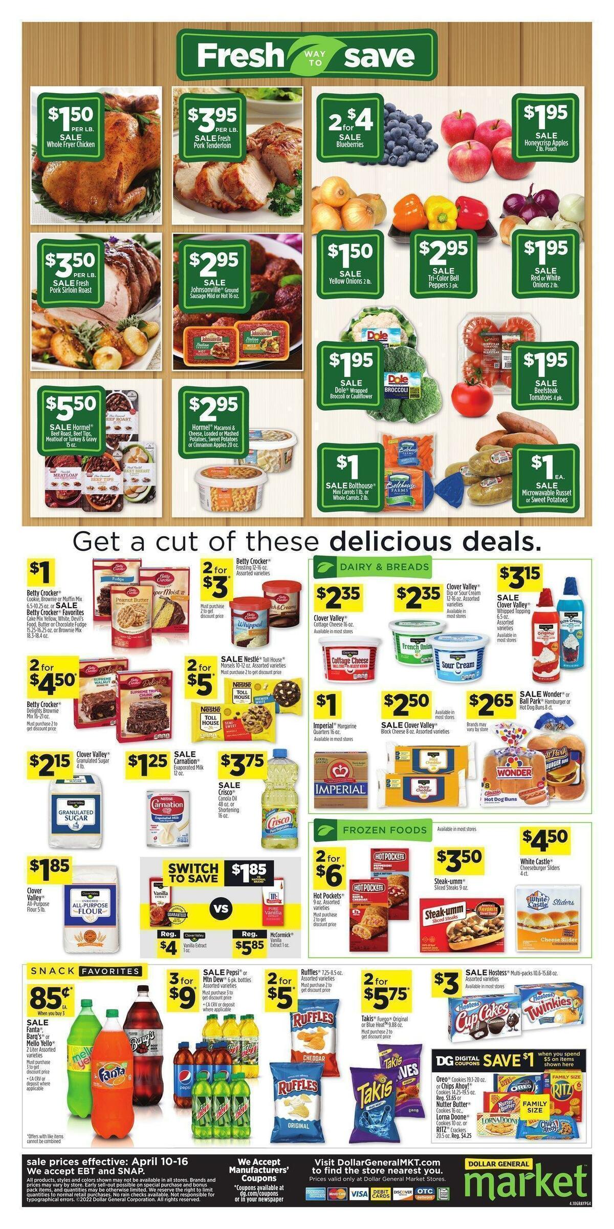 Dollar General Market Ad Weekly Ad from April 10