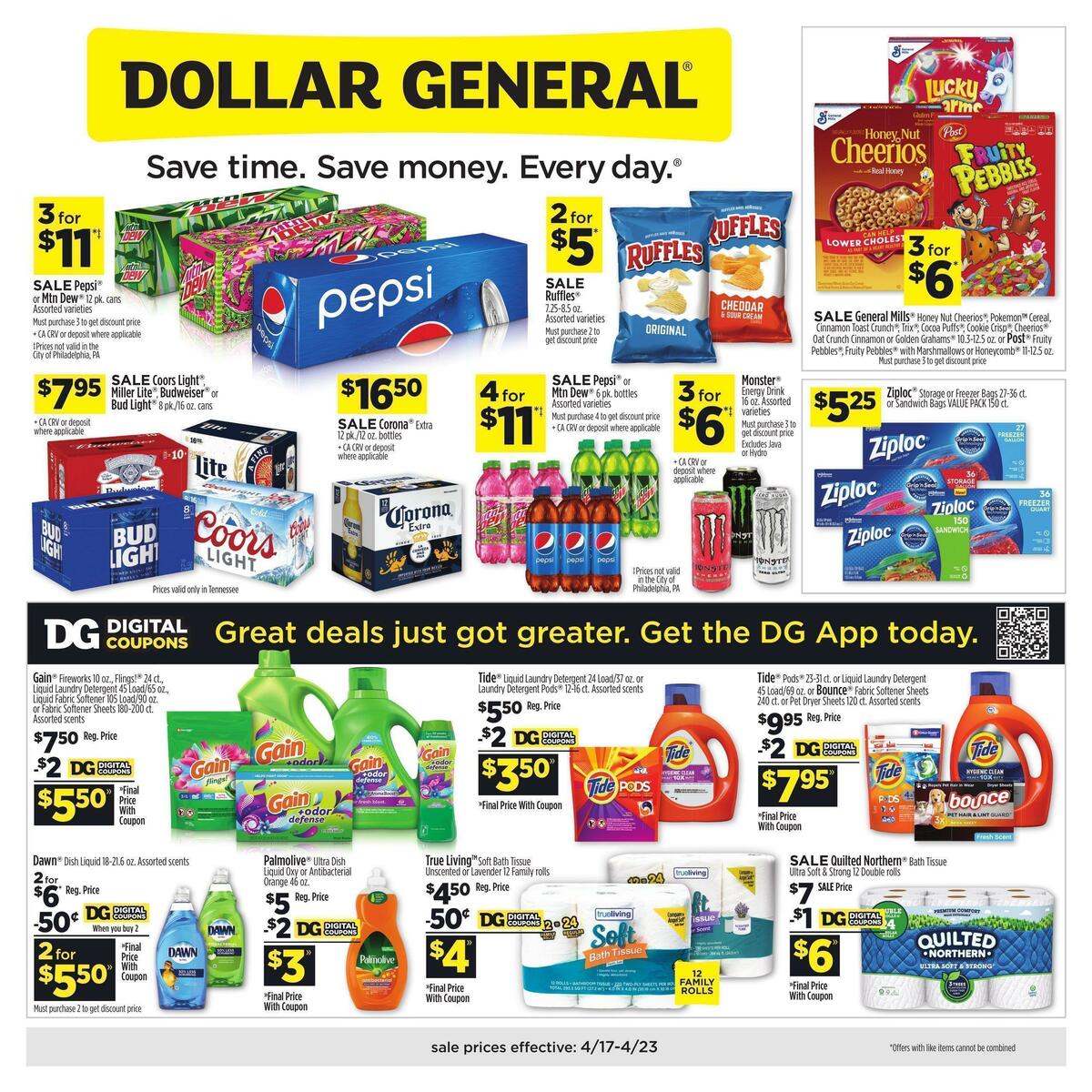 Dollar General Weekly Ad from April 17