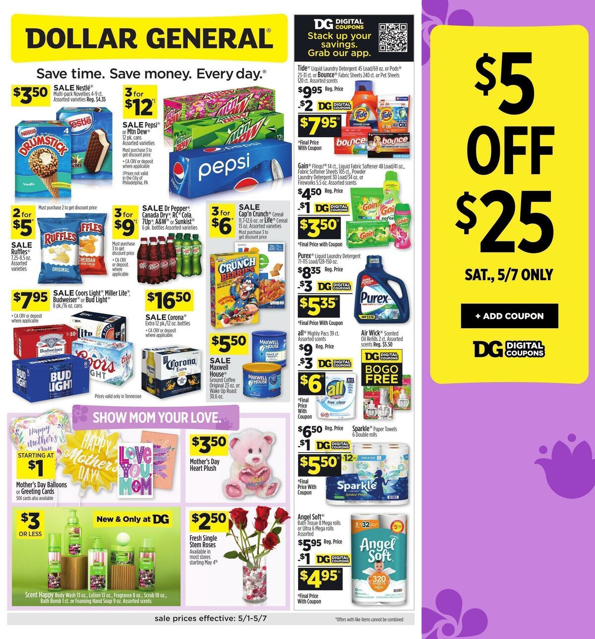Dollar General Weekly Ad from May 1