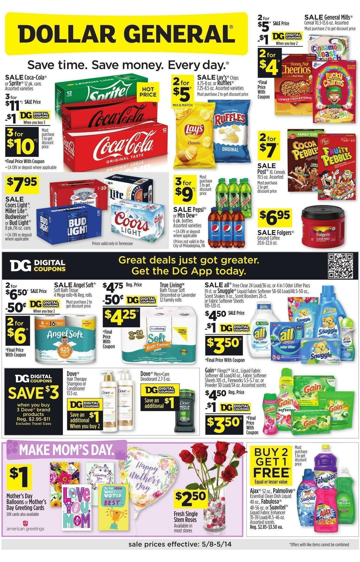 Dollar General Weekly Ad from May 8