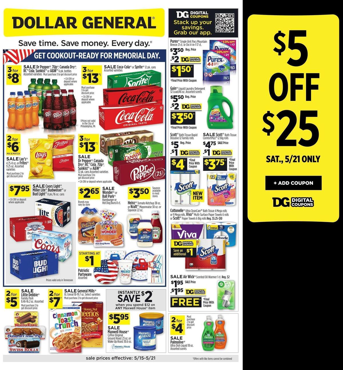 Dollar General Weekly Ad from May 15