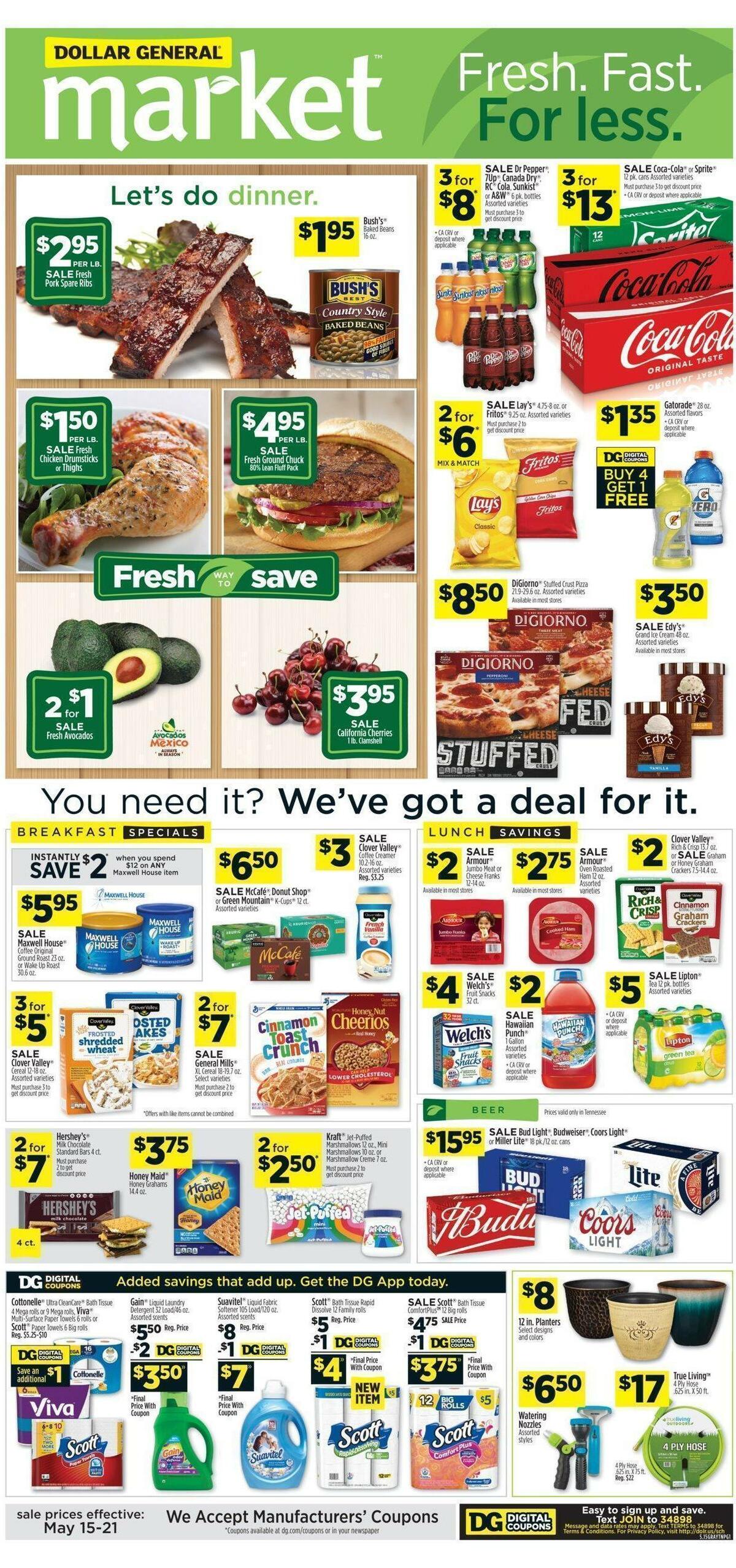 Dollar General Market Ad Weekly Ad from May 15