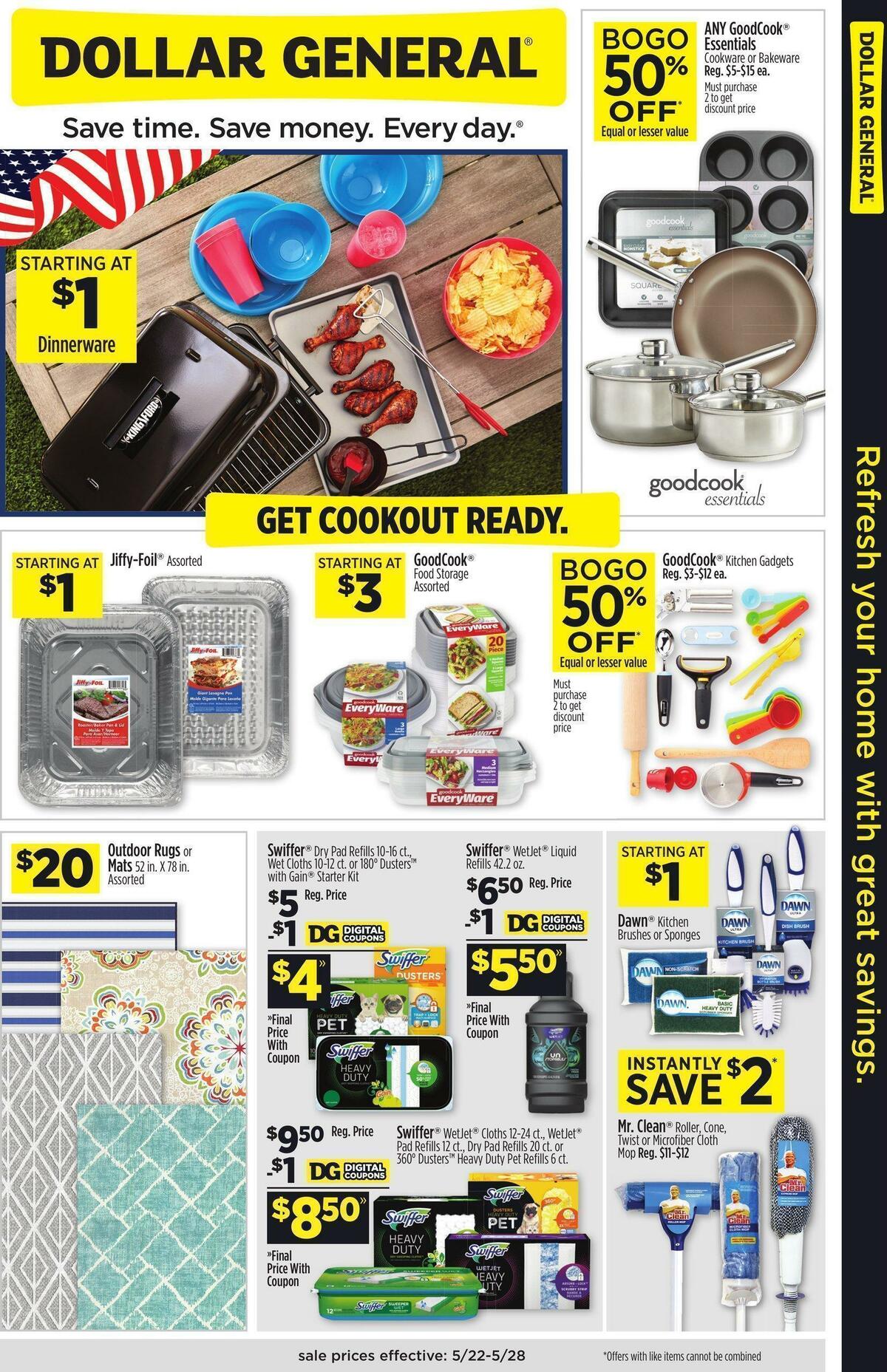 Dollar General Refresh your home with great savings Weekly Ad from May 22
