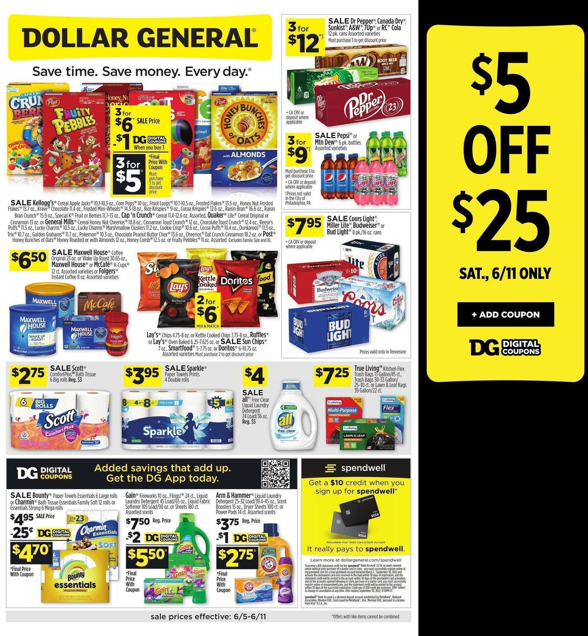 Dollar General Weekly Ad from June 5