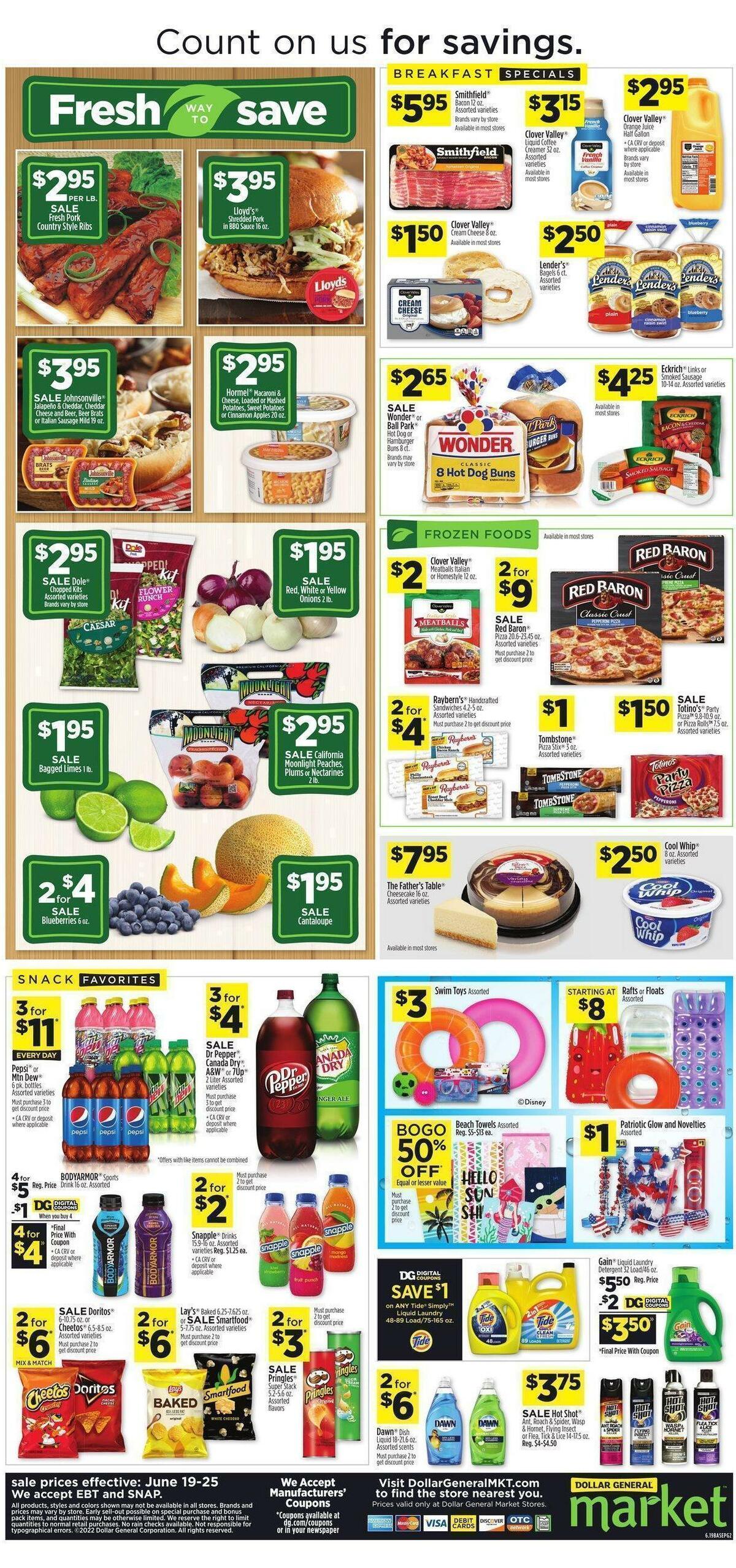 Dollar General Market Ad Weekly Ad from June 19