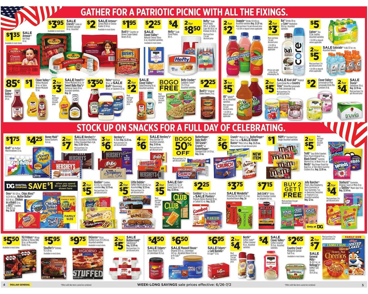 Dollar General Weekly Ad from June 26