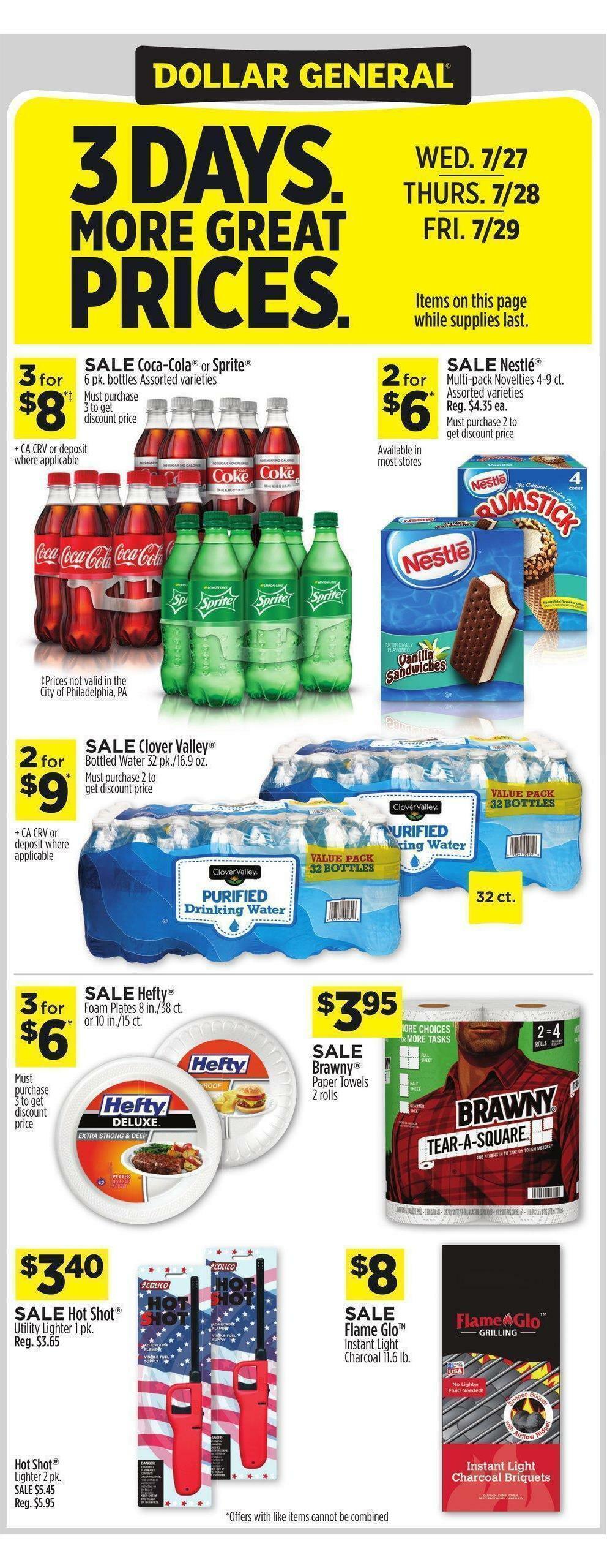 Dollar General Weekly Ad from July 24