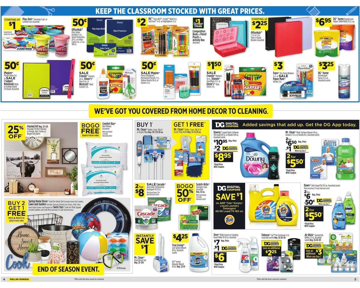 Dollar General Weekly Ad from August 21
