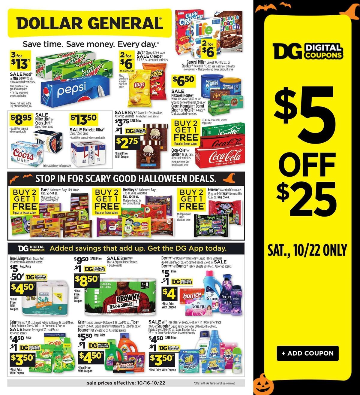Dollar General Weekly Ad from October 16