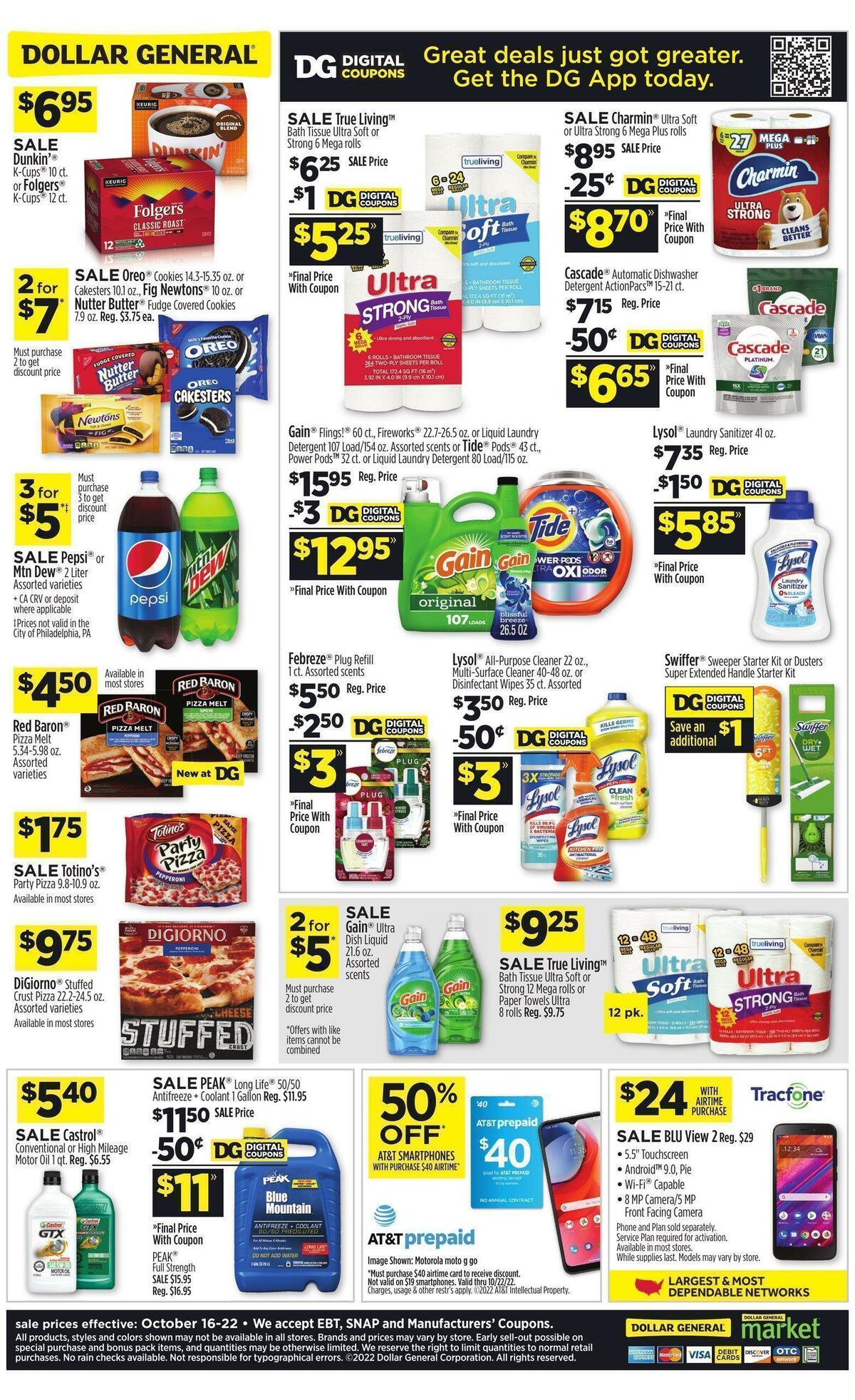 Dollar General Weekly Ad from October 16