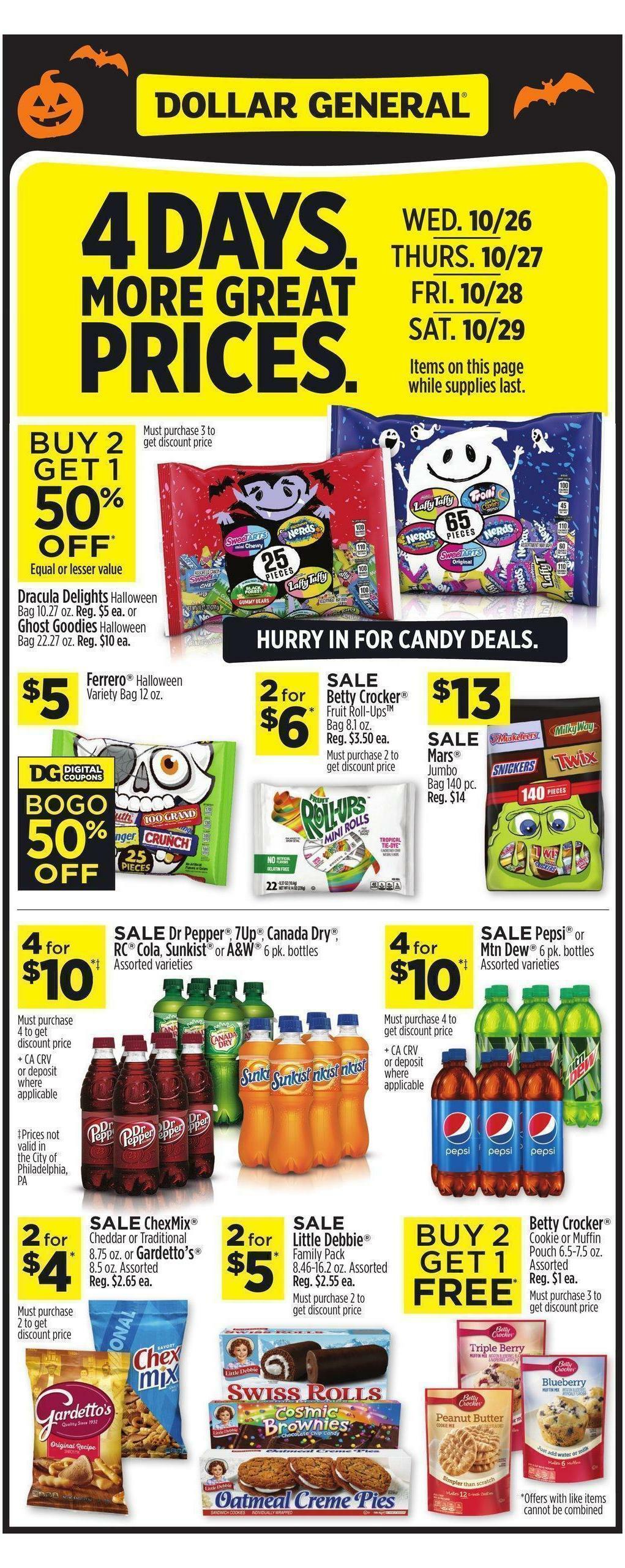 Dollar General Weekly Ad from October 23