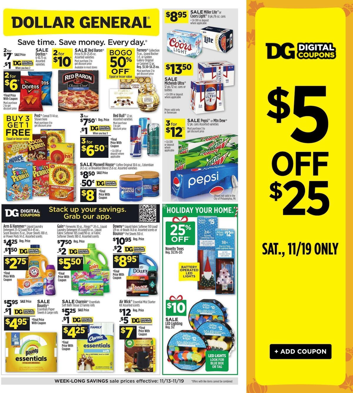 Dollar General Weekly Ad from November 13