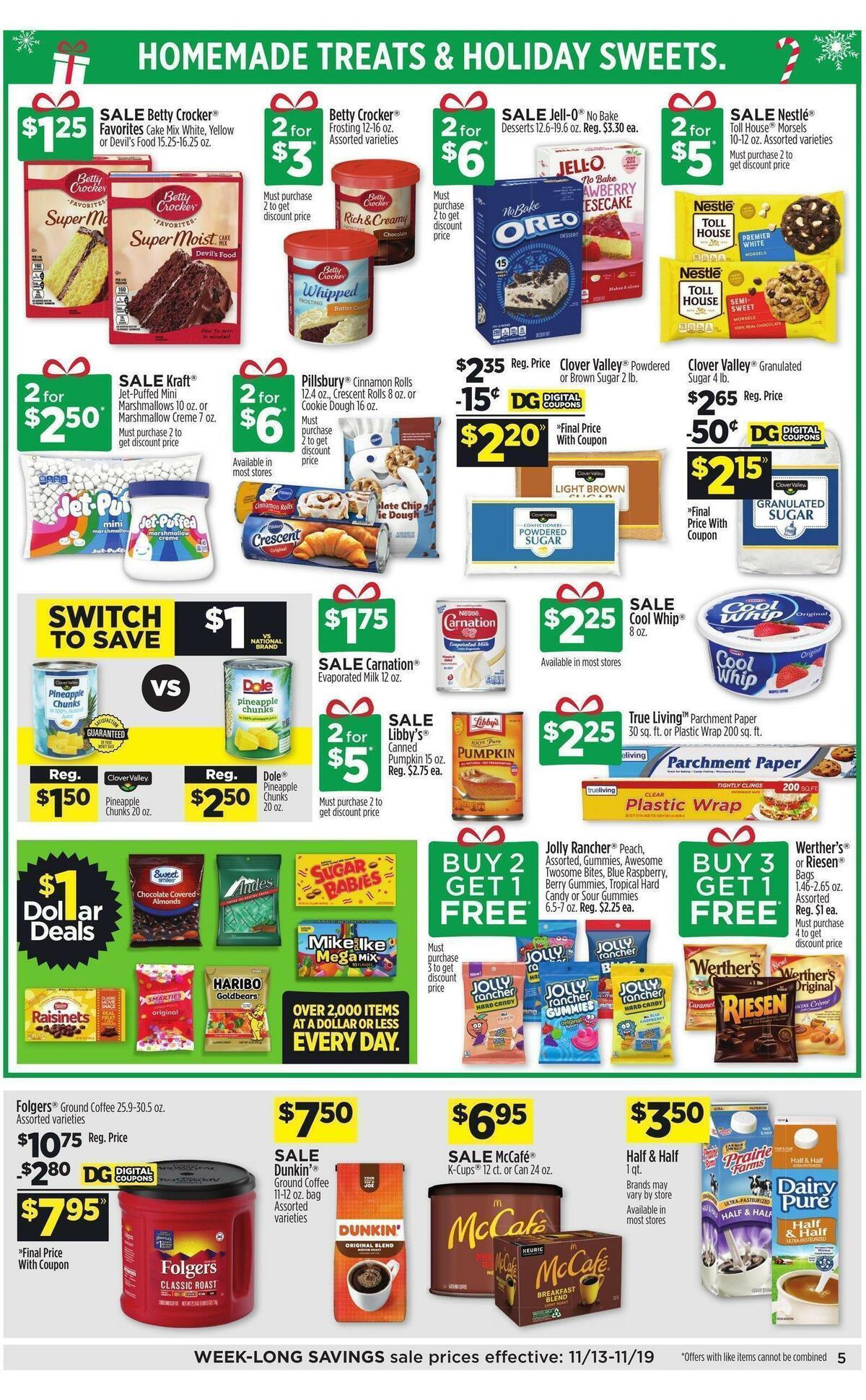 Dollar General Weekly Ad from November 13