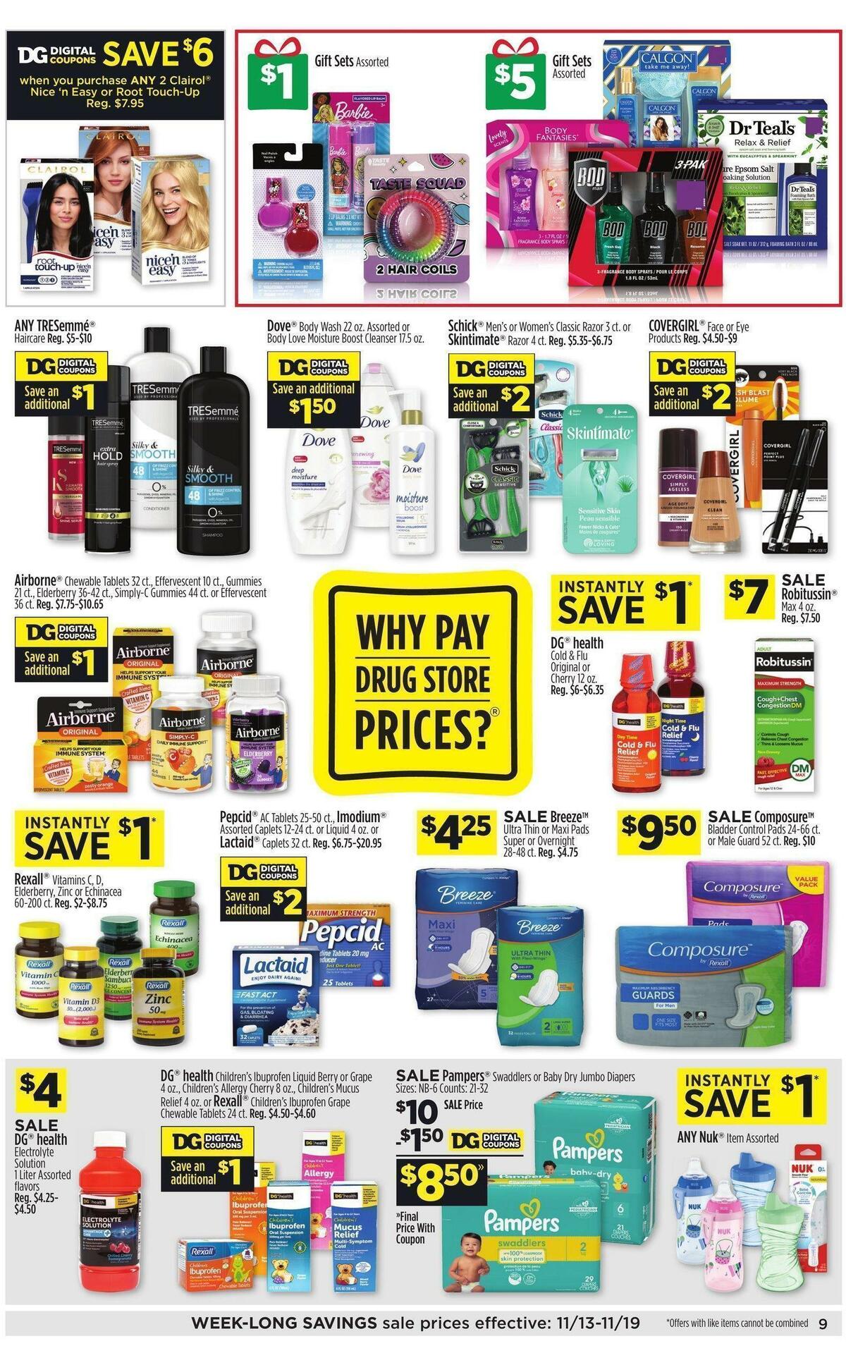 Dollar General Weekly Ad from November 13