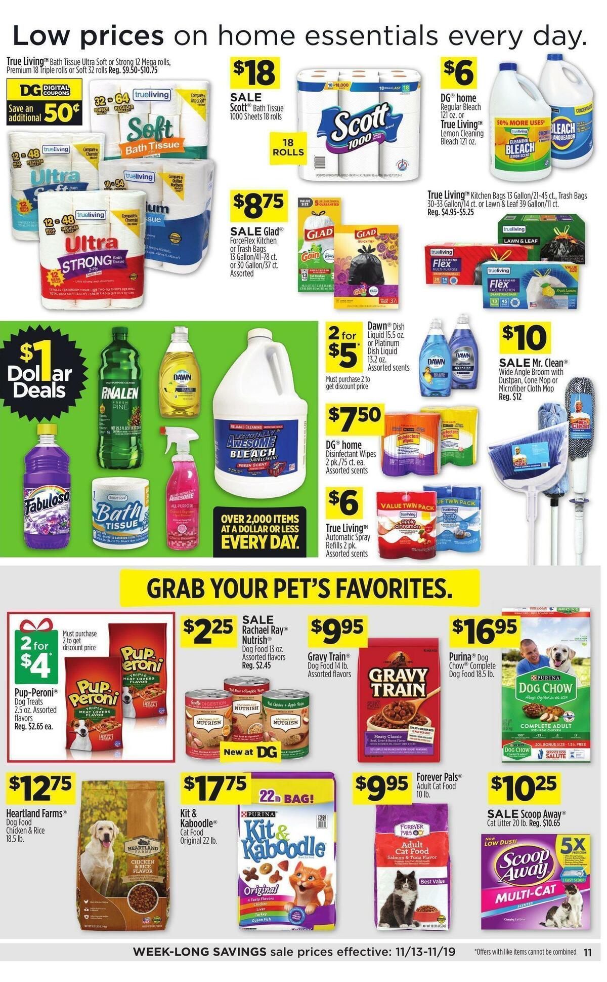 Dollar General Weekly Ad from November 13