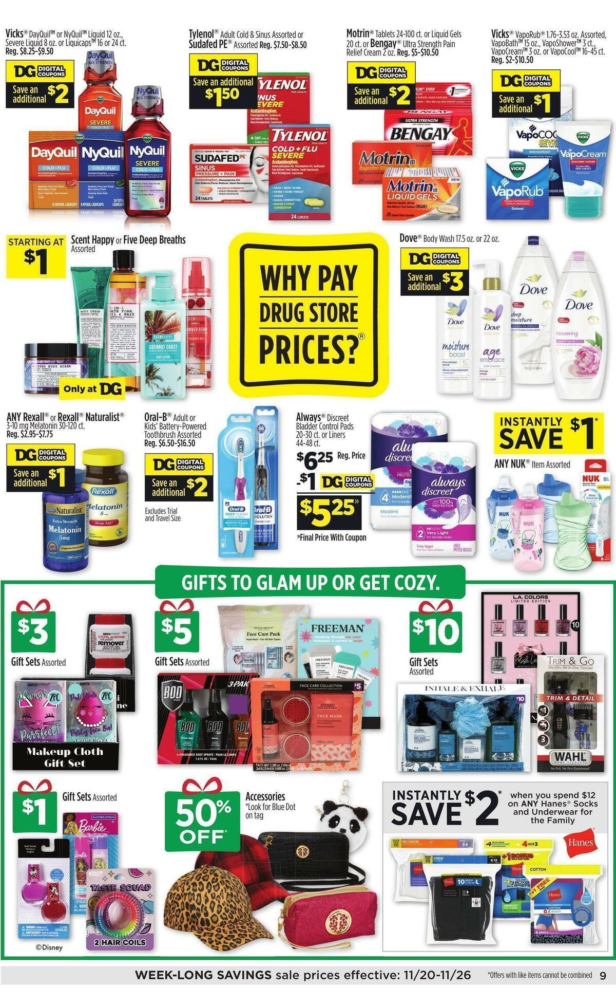 Dollar General Weekly Ad from November 20