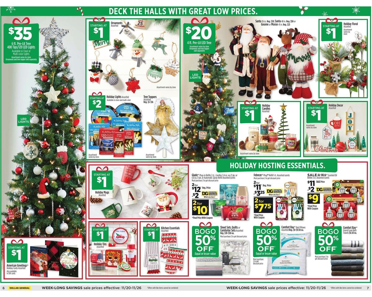 Dollar General Weekly Ad from November 20
