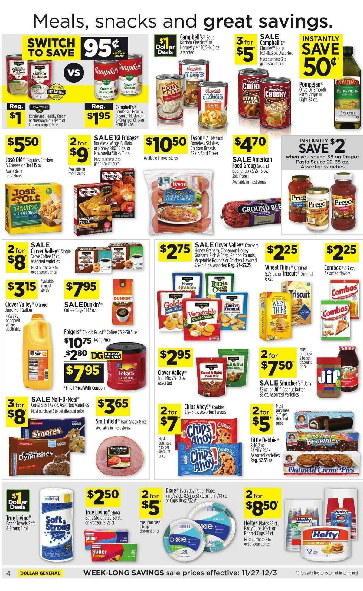 Dollar General Weekly Ad from November 27