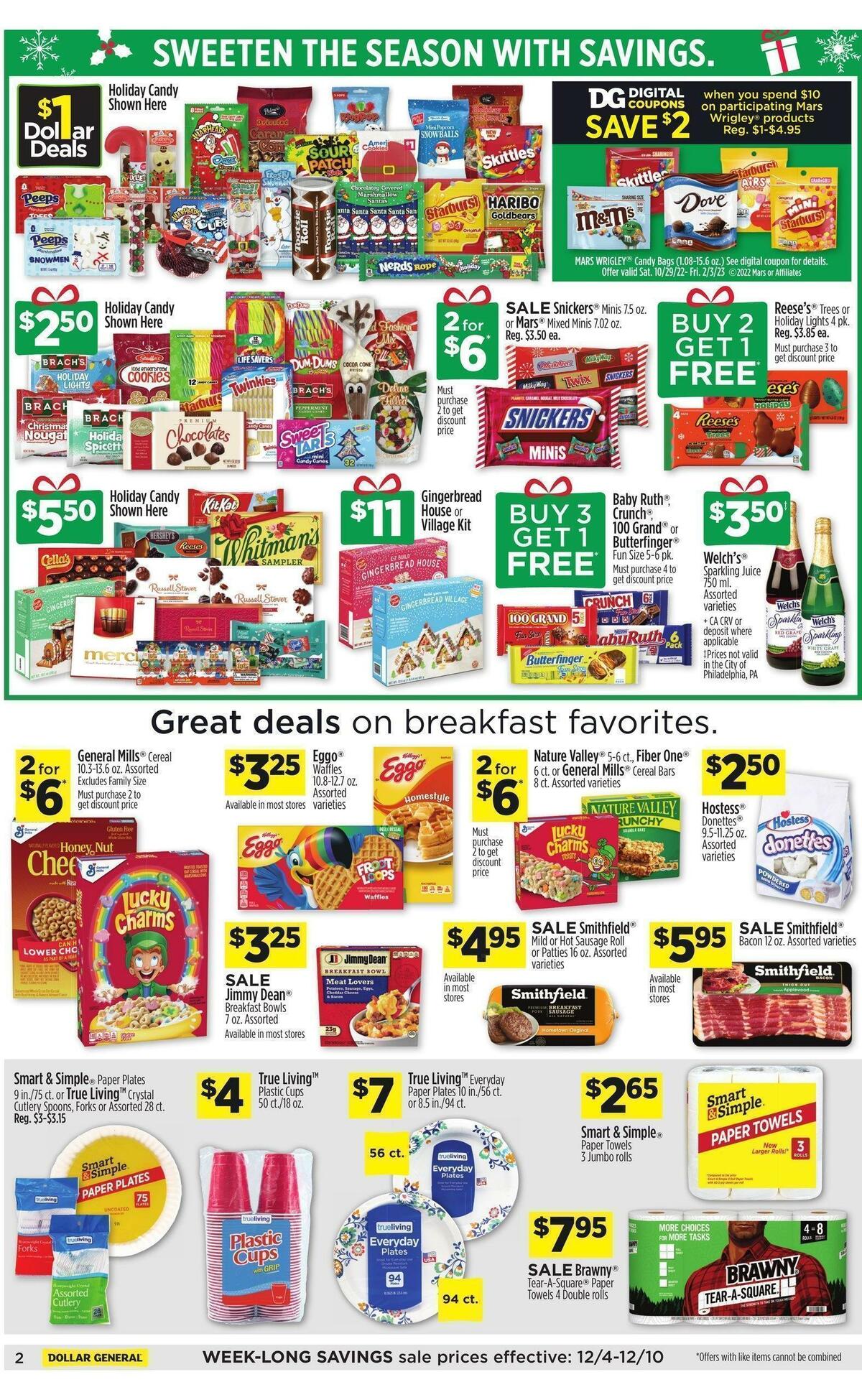 Dollar General Weekly Ad from December 4