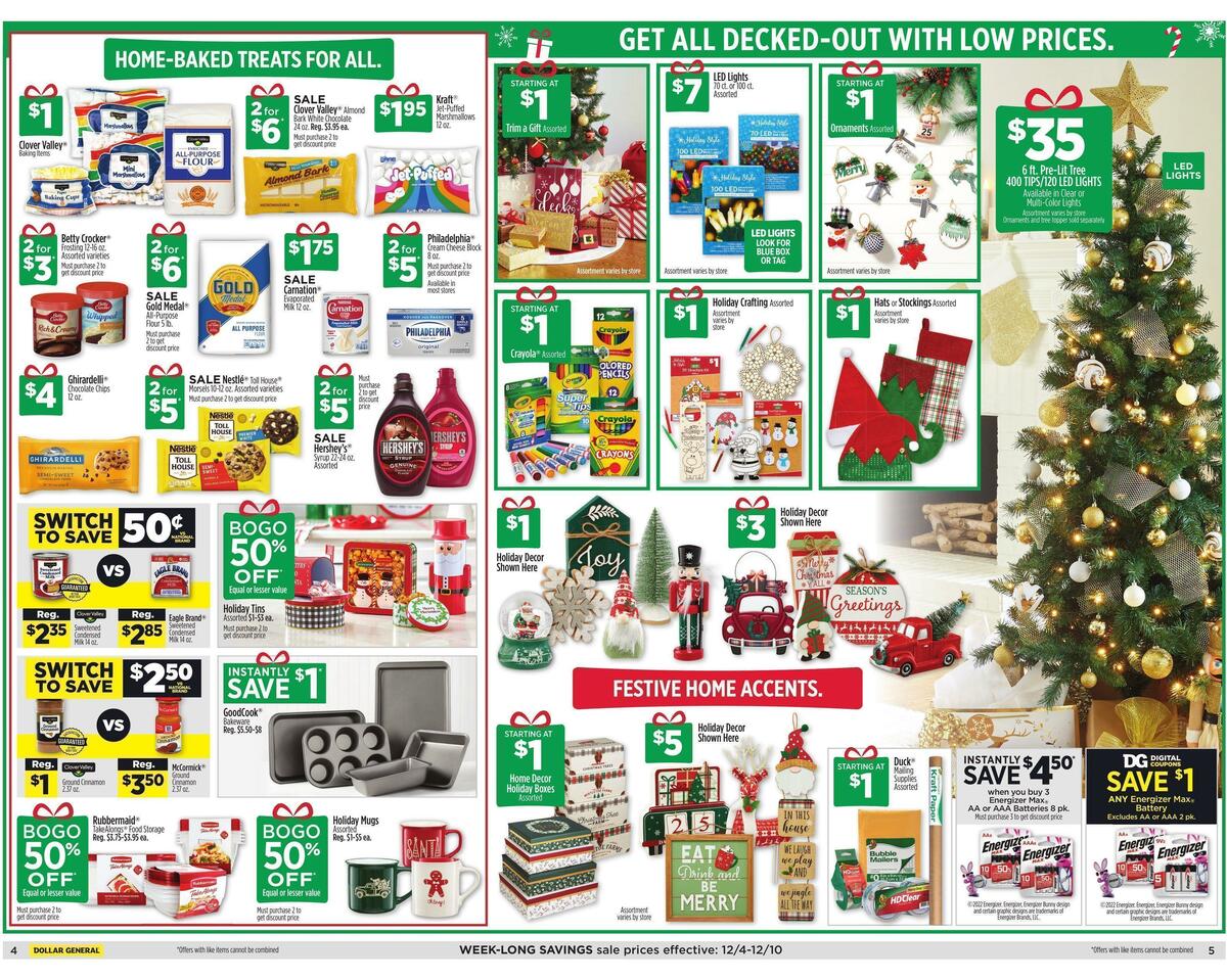 Dollar General Weekly Ad from December 4
